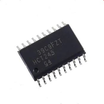 10PCS/DAUDZ Sākotnējo kvalitāti plāksteris SN74HCT245DWR SOP20 7.2 mm sietspiede HCT245 SOP-20 autobusu raiduztvērēju chip Akciju