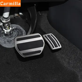 Carmilla Nerūsējošā Tērauda Auto Gāzes Degvielas Bremžu Pedāli, Vāku Apdare ar neslīdošu par Peugeot 508, lai Citroen C5 2012 - C6 Piederumi