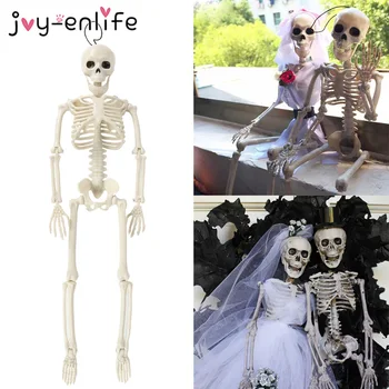 40cm Halloween Funny Spilgti Plastmasas Skeletu Ķirbju Skelets Terora Halloween Puse Apdare, Mājas Apdare Aksesuārus Ornaments