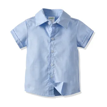 1-6T Bērnu Zēnu Drēbes noteikts Vasaras Kokvilnas Krekls Īsās Bikses Bērniem, Pusei Modes Tērpi Bērniem, Apģērbs Formāls Uzvalks, Zēnu Kostīms