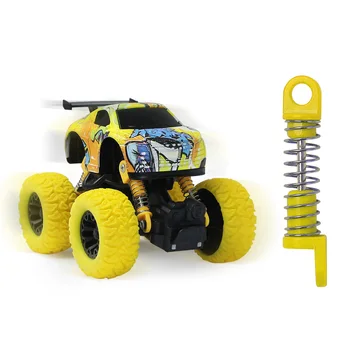 Grattifi Sakausējuma Buggy Transportlīdzekļu Lējumiem Auto Rotaļu Imitētu Pull Atpakaļ Kāpšanas Automašīnas Modeļa Dzimšanas dienas Dāvana Bērniem Zēni, 4 Krāsas
