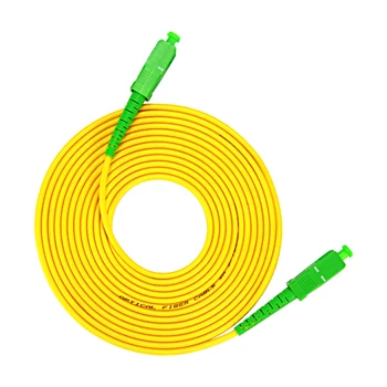 10 Gab. SC APC uz SC APC Simplex 2,0 mm 3,0 mm Vienotā Režīmā LSZH Optic Patch Cord fibra optica džemperis