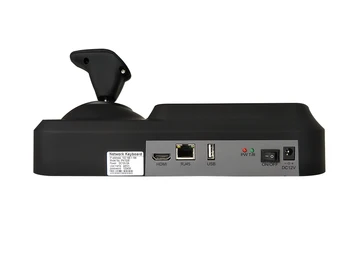 IP PTZ Kameras Kontrolieris Tīkla Tastatūras ONVIF 3D Kursorsviru, 5Inch Krāsains LED Displejs, Plug and Play USB un HDMI Izeja