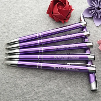 Personalizētu kāzu dāvanas/ reklāmas Giveaways Unikālo metāla pildspalvas reklāmas produktus, custom print jūsu vēlmēm tekstu