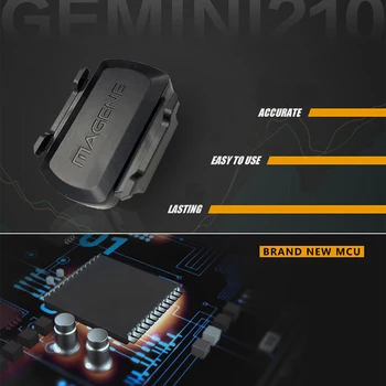 Magene Velosipēdu dators spidometrs S3+ Ritms Sensors H64 ANT+ Bluetooth Speedmeter par Strava Garmin iGPSPORT Divlīmeņu Sensoru
