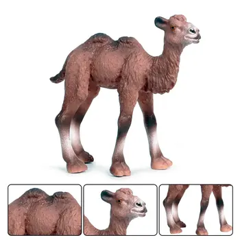 Oenux 3PCS Tuksneša Dzīvniekiem, Kamieļi Modelis Rīcības Attēls Rotaļlietu Sākotnējā Camel Ģimenes PVC Figūriņas Izglītības Rotaļlieta Bērniem Dāvanu