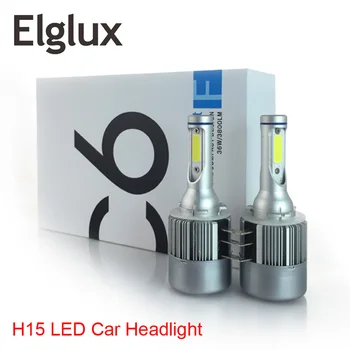 2gab High Power LED Gaismas Canbus 80W 8000LM H4 LED Spuldzes H7 LED Lukturu H1 H8, H11 H15 9012 HB3 HB4 HB5 LED Galvas Lukturis Komplekts