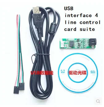 USB saskarne 4 līnijas kontroles card suite 8 8.4 10.4 12.1 15 17 19 22 collu touch panel