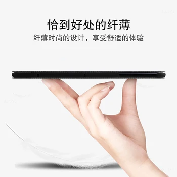 Gadījumā Pātagot Par Huawei MatePad T10S 10.1 AGS3-W09 L09 seguma Īstas Ādas gadījumā Matepad T10 S T10s 10.1