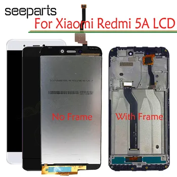 LCD Displejs Xiaomi Redmi 5.A LCD skārienekrānu, Digitizer ar Rāmi Redplacement Daļas Redmi 5.a LCD Pasaules Versija