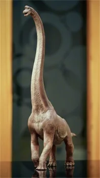 1/35 Mērogā Brachiosaurus Dinozauru Garu kaklu Pūķis Dzīvnieku Displeja Modelis Statuja Muzeja Kolekciju Apdare Dāvanu