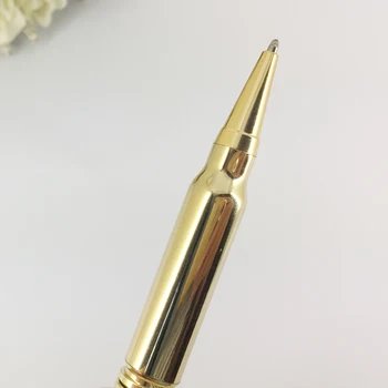 ACMECN Zelta Lodīšu Pildspalva ar Šauteni Stila Ieroci formas Skrūves Lodīšu Pildspalva Tautas Kancelejas preces par Lielgabals Veikals Veicināšanas Dāvanas