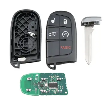 Keyless Flip Smart Auto Tālvadības Atslēgu Piekariņu Dodge Charger M3N40821302 433 MHz Smart Tālvadības Atslēgu Fob Auto Stils Aksesuāri