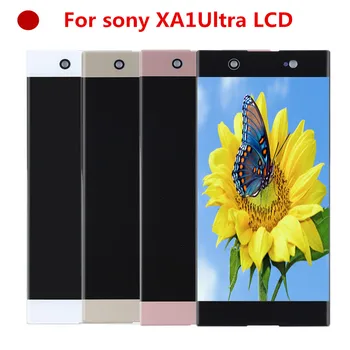 Sony Xperia XA1 Ultra G3221 G3212 G3223 G3226 Lcd Ekrāns Ar Touch Stikla Digitizer Montāža Remonta Daļas