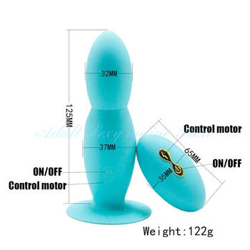 Silikona 10 Frekvences Bezvadu Tālvadības Anālais Dildo Vibratoru Piesūcekni Butt Plug Vīriešu Prostatas Massager Dzimuma Produktu