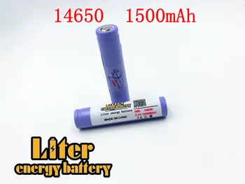 Zīmola Litru enerģijas mīklā 3,7 V 1500mAh akumulators 14650 Augstas Drenāžas batterie litija Par imr14650 jauda