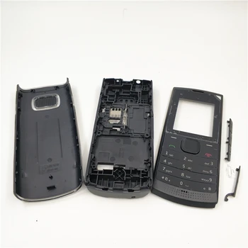 Labas kvalitātes Jaunas, Pilnībā Pabeigta Mobilā Tālruņa Korpusa Vāku Gadījumā ar angļu valodas Tastatūra Nokia x1 X1-00 X1-01