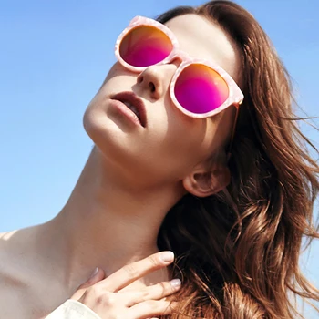 PARZIN Sieviešu Polarizētās Saulesbrilles Luksusa Zīmolu Dizaina Klasika Retro Saules Brilles UV400 Toņos Sievietēm Lielgabarīta Saulesbrilles