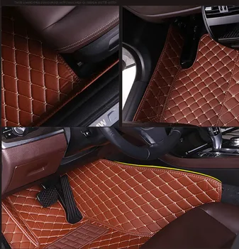 Kalaisike Pasūtījuma LOGO automašīnas grīdas paklāji Jaguar Visi Modeļi F-PACE XJL XK XFL XEL XF XE F-TYPE auto piederumi auto stils