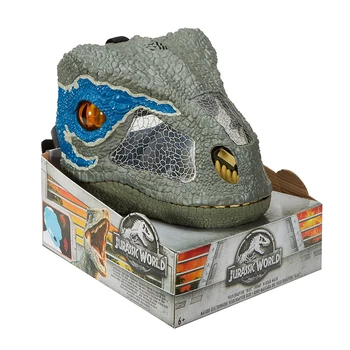 Jurassic Pasaules 2 Skaņu efekti Dinozauru Maska FMB74 Zēnu Rotaļlietu Dāvanu ZILA