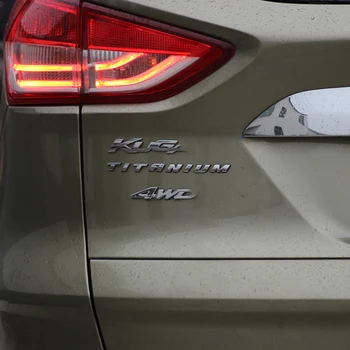 Mans Labs Auto, Auto Bagāžnieka Chrome Žetons Decal Emblēmu Vēstules Uzlīme TITĀNA der Ford Mondeo Kugas
