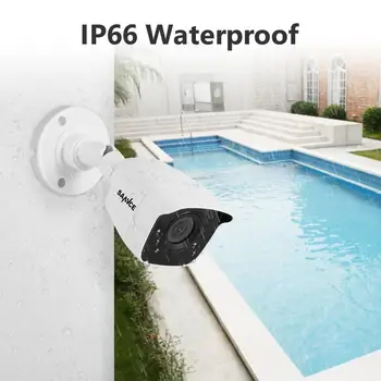 SANNCE 8CH 1080P 2.0 MP HD CCTV Sistēma ar Video Reģistratoru 8PCS 1080P CCTV Drošības Kameras Ūdensizturīgs Nakts Redzamības Novērošanas Komplekti