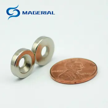 NdFeB Savelkošs Magnēta Diametrs 12mm Ar Skrūvju Caurumu 3mm 4mm 5mm Bieza Neodīma Reti Zemes Pastāvīgās Magnetics 20pcs