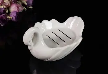 Modes keramikas 5 gab komplekts vannas istabu mazgāt set porcelāna vannas istabas piederumi gulbis zobu suku turētājs shukoubei palešu ziepju kastē