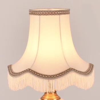 E27 Art Deco Tiesa pušķis Lampas toni, galda lampas grīdas lampas toni auduma bēšs/zaļš abažūri mūsdienu stila lampas vāciņu