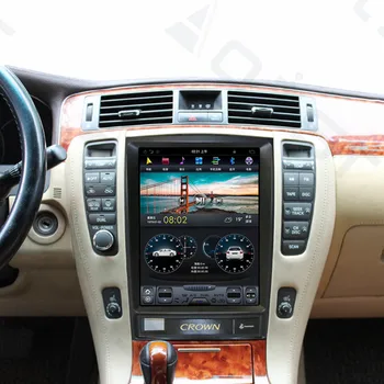 4+128G Toyota Crown Android Auto Multimedia Player 2006 - 2009 PX6 Tesla stila Radio Carplay GPS Navigācija, Stereo Headunit