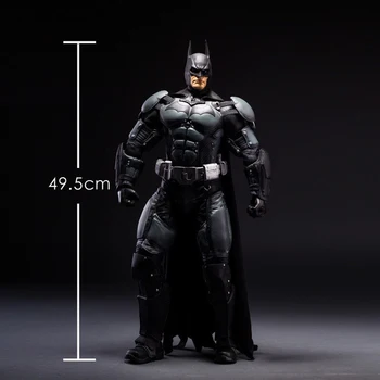 NECA Batman Darbības Rādītāji 1/4 DC Arkham Patvērumu Plus Lieluma Modelis Rotaļlietas 49.5 cm