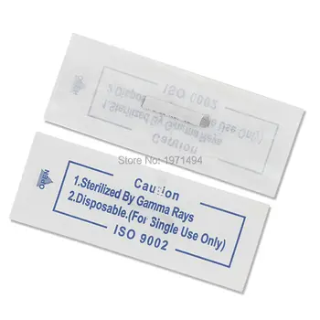 Jaunu pārdošanas 500pcs vienreizējās lietošanas, sterili microblading adatas 14pin U formu rokasgrāmata pastāvīgais grims, tattoo pildspalvu