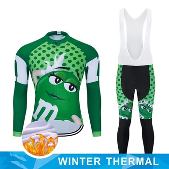M pupiņu velo apģērbs ziemas kašmira siltu vīriešu āra riteņbraukšana uzvalks GĒLA spilvenu roupa ciclismo masculino