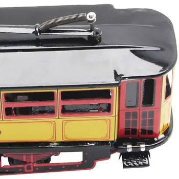 Retro Likvidēt Tramvaja Vadu Autobusu Pulksteņa Tramvaju Rotaļlietas Vintage Kolekcija Mazulis Dāvanu