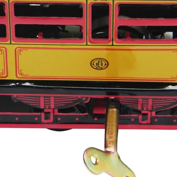 Retro Likvidēt Tramvaja Vadu Autobusu Pulksteņa Tramvaju Rotaļlietas Vintage Kolekcija Mazulis Dāvanu