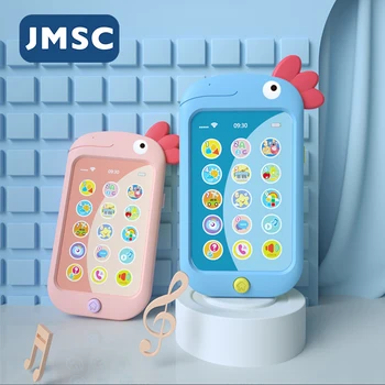 JMSC Bērnu Tālruņa Rotaļlietas Mobilo Telefonu Agrīnās Izglītības Ķīniešu/angļu valodas apmācības Mašīna Teether Mūzikas Multi-Function Bērniem