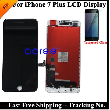 Grade AAA Nē Mirušo Pikseļu LCD Displejs Priekš iPhone 7 LCD I7 Plus iphone 7 Plus ekrāns LCD Ekrāna Pieskarieties Digitizer Montāža