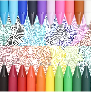 20 krāsas, 0.5 MM, Jauki Konfektes Lodīšu Pildspalvu Labas Kvalitātes Gēla Pildspalva Kawaii Plastmasas Lodīšu Pildspalva bērniem Dāvana Skolas piederumi, kancelejas
