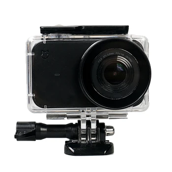 6 1 Kameru Piederumi Komplekts, Waterproof Case+Pusē Aizsargātu Rāmis+Silikona Gadījumā+Objektīva Vāciņu Gadījumā Xiaomi Mi Jia Mini 4K Cam