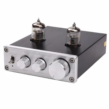 FX-AUDIO CAURULE-03 MINI Žults 6K4 / 6J1 reamp Caurules Pastiprinātājam Rezerves HIFI Audio Preamplifier Trīskāršot, Bass Regulēšana Pre-amps DC12V