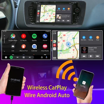 Android 10.0 PX6 4G+64G Auto Multimedia Player Seat Ibiza 2009. - 2013. Gadam Automašīnas Radio, GPS Navigācija, Bluetooth Android 5.0 auto HDMI