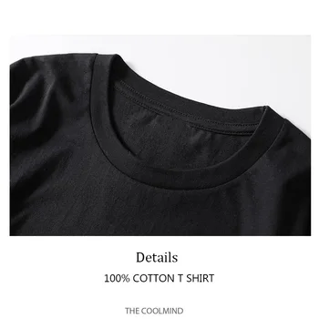 Coolmind kokvilnas, ar īsām piedurknēm modes drukāt sieviešu T krekls gadījuma o-veida kakla sieviešu t vasaras brīvs t-krekls sieviešu tee krekli