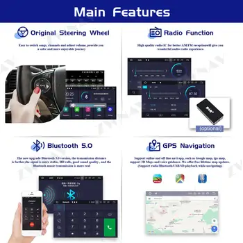 4+128G Carplay Android 10 Multimedia Player Mitsubishi L200 TRITON 2016 2017 2018 2019 GPS Auto Audio Radio Stereo Galvas Vienības