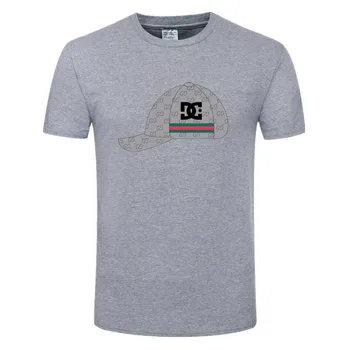 2020. gada Vasaras Vīriešu T Kreklu, Kokvilnas, ar Īsām Piedurknēm Modes Streetwear zīmola DC Vīriešu Tops Gadījuma Tshirt