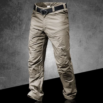 Militārās Armijas Bikses Vīriešu Urban Tactical Drēbes Kaujas Bikses Multi Kabatas Unikāla Gadījuma Bikses Ripstop Audums