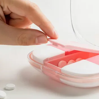 Xiaomi Nelielu Tableti, Kārbas Portatīvie Vienas nedēļas Sadalīt Tableti Kaste ar Uzglabāšanas Pill Box Mini Pill Box Aizzīmogotā Kastē Vides Aizsardzība