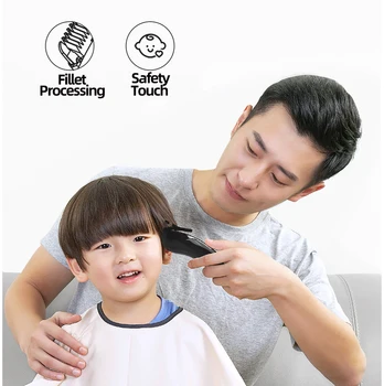 ENCHEN matu Griešana Vīriešiem, Matu Clipper Trimmeris Profesionāliem Bērniem USB Lādējams Matu Griezējs Frizieris Samazināt Skuvekli Mašīna Ķemmes