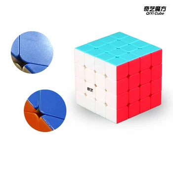 Qiyi Magic Cube Stickerless Ātrums 3x3x3 2x2x2 4x4x4 5x5x5 Cubo Magico 2x2 3x3 4x4 5x5 6x6 Puzzle Cube Profissional Rotaļlietu, Mazulis Dāvanas