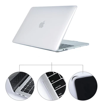 Crystal Case for MacBook Air, Pro Retina 11 12 13 15 16 Lieta Pārredzamu Grūti, Klēpjdators Aptver Mac Book 15.4 13.3 Touch Bar Būtiska