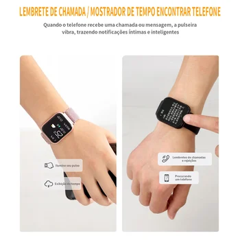 Wearpai P80 Smart Watch Sirds Ritma Monitors Ūdensizturīgs Fitnesa Skatīties Zvanu Atgādinājumu Sporta Vīrieši Sievietes Smartwatch Portugāles Darbojas